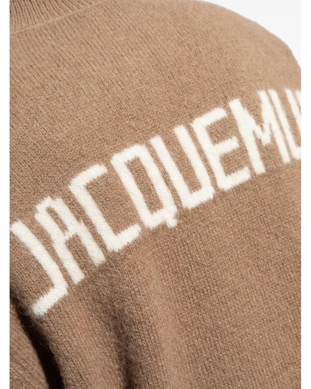 Jacquemus Brown Drop-Shoulder Sweater for men