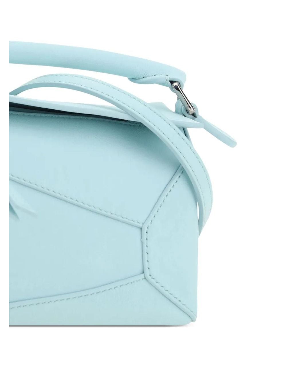 Loewe Blue Mini Puzzle Edge Shoulder Bag
