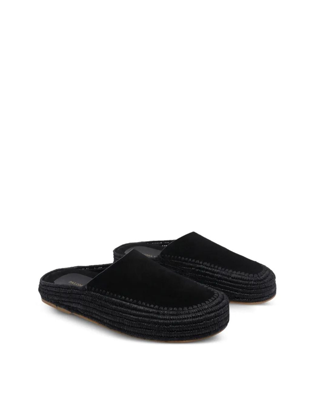 Paloma Barceló Black Suede Mules