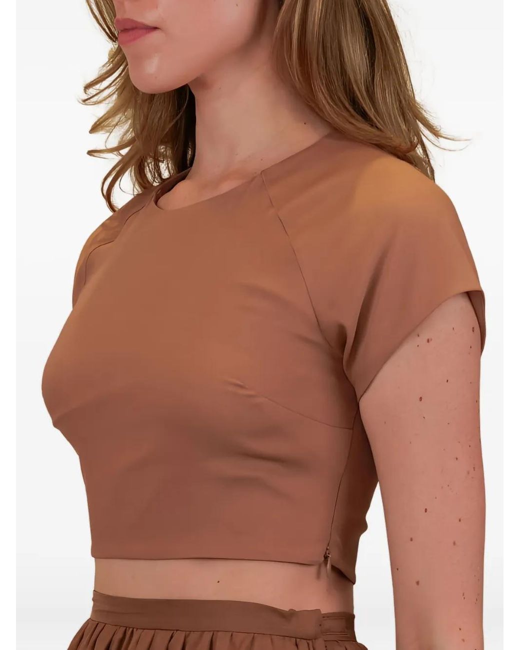Top Aura Azeeza de color Brown