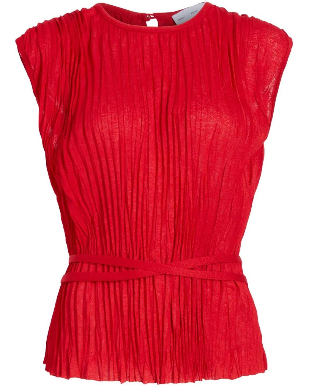 Proenza Schouler Red Lyra Top