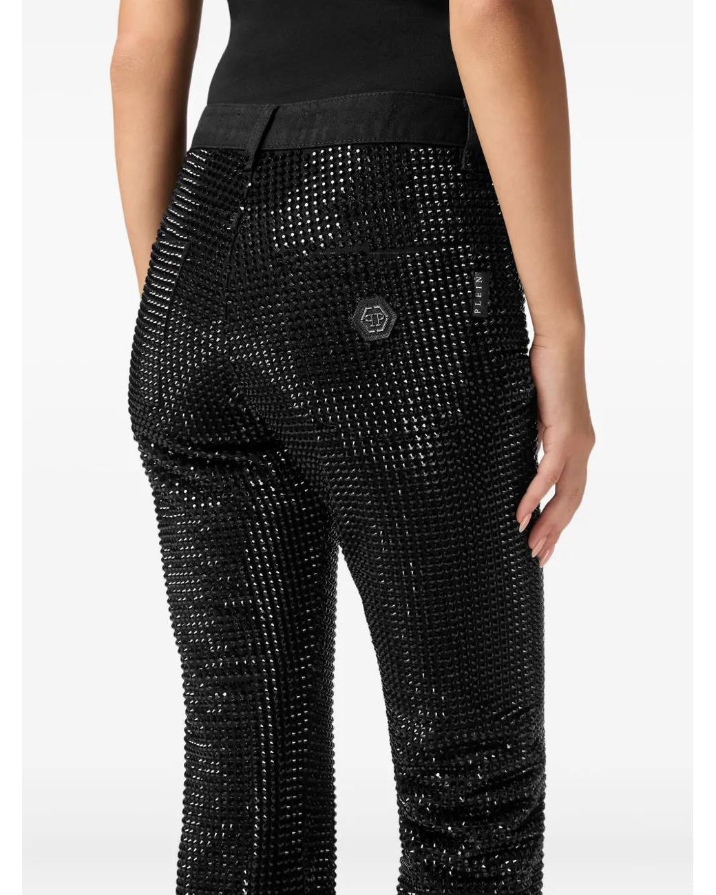 Philipp Plein Black Flared Jeans