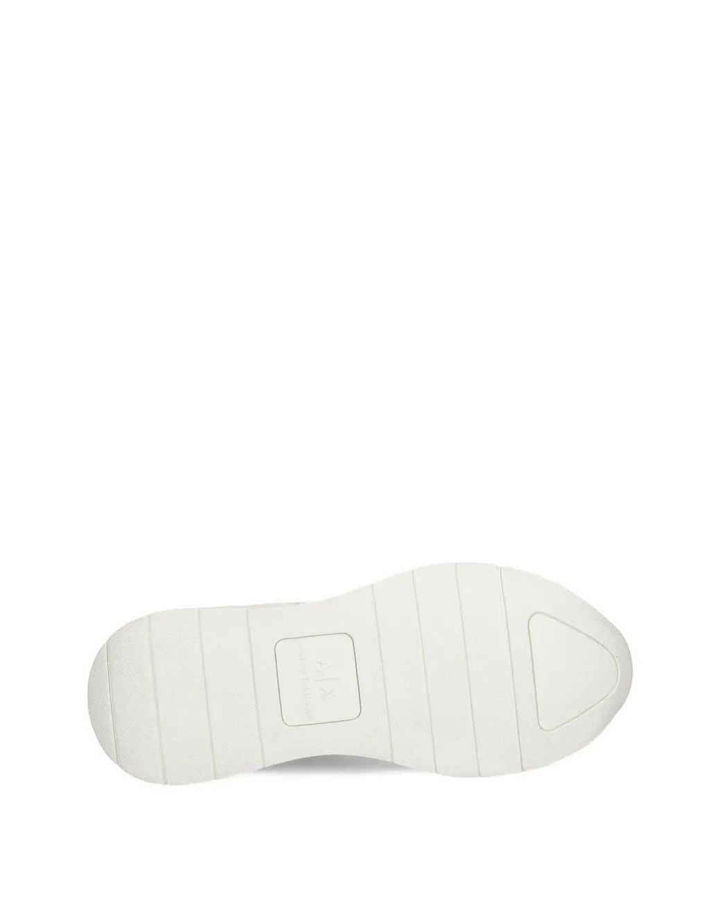 ARMANI EXCHANGE Black Chain-Embellished Trainers