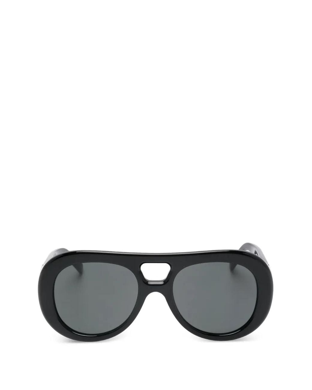 Givenchy Black Oval-Frame Sunglasses