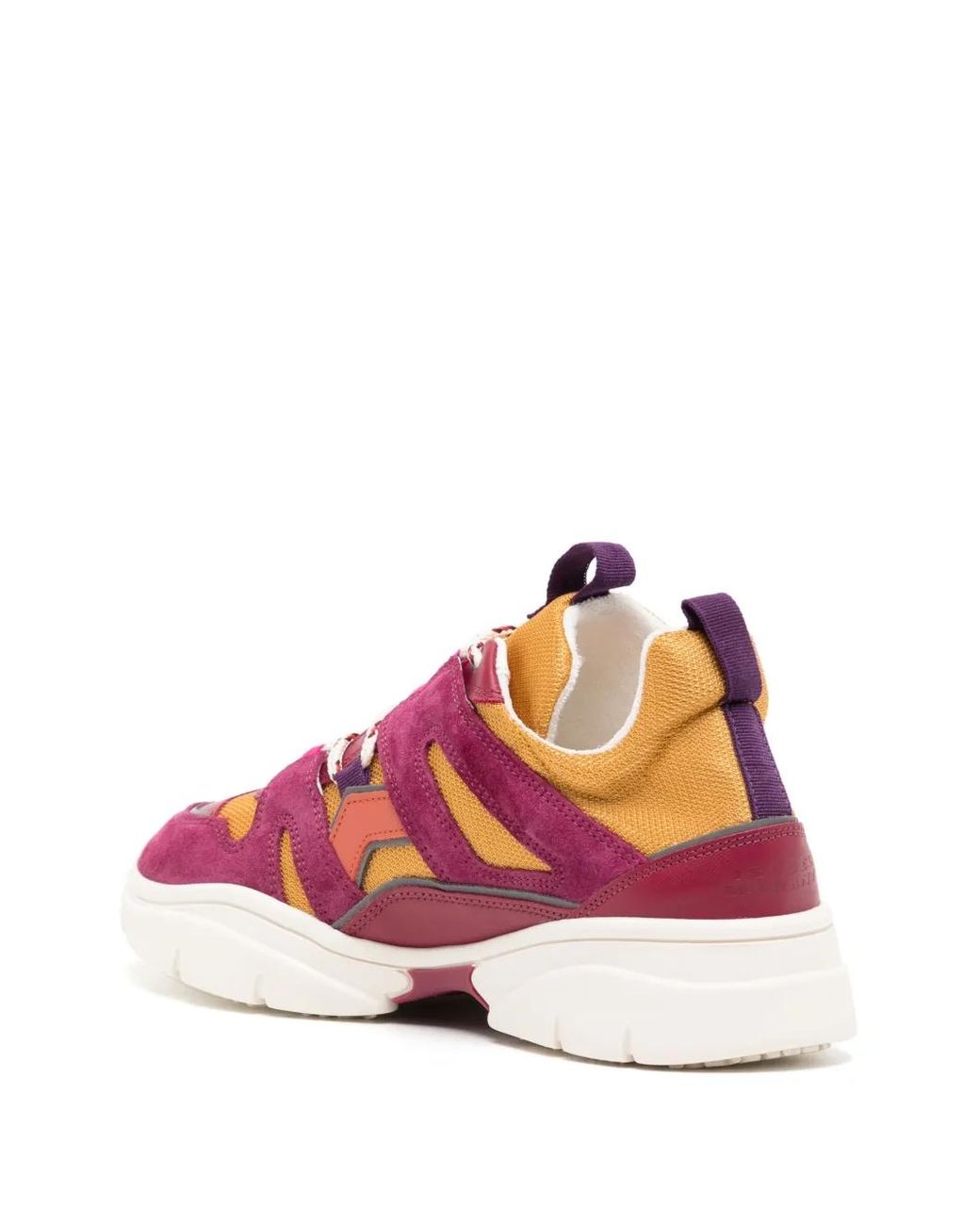 Isabel Marant Pink Garnet Sneakers Polyester, Leather