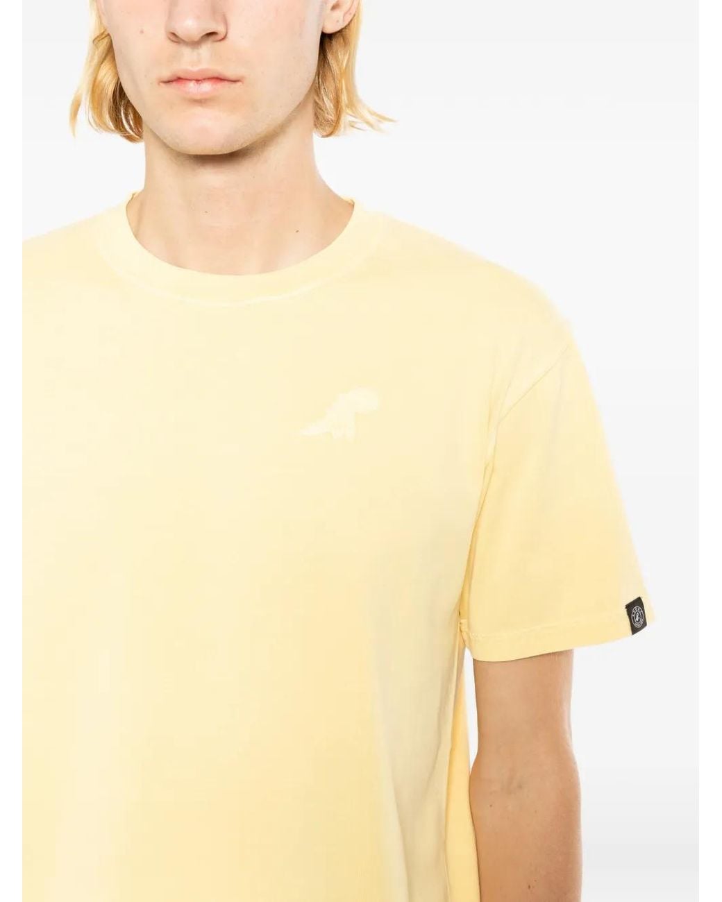 SPORT b. by agnès b. Natural Logo-Patch Cotton T-Shirt for men