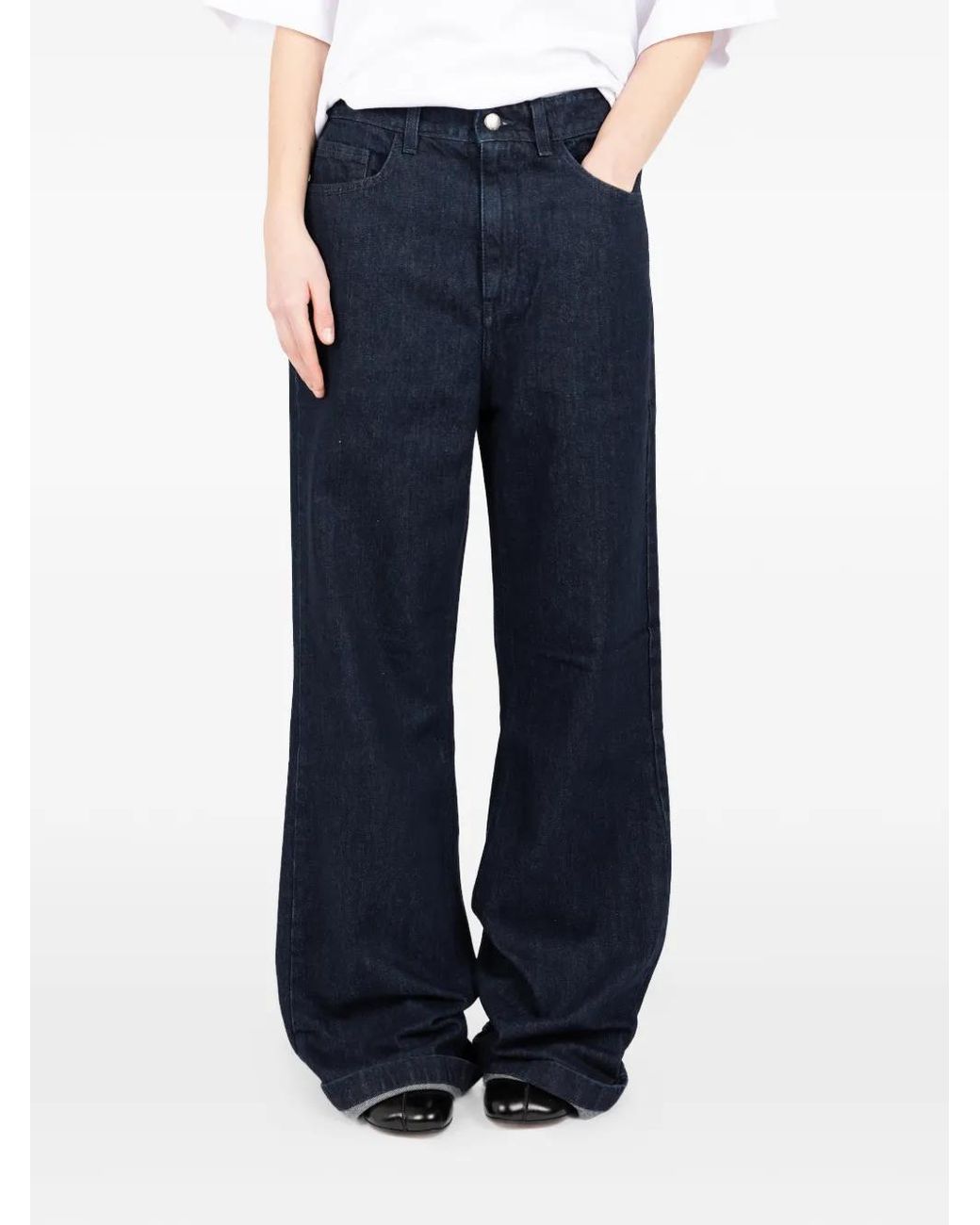 Societe Anonyme Blue Belt-Loops Trousers