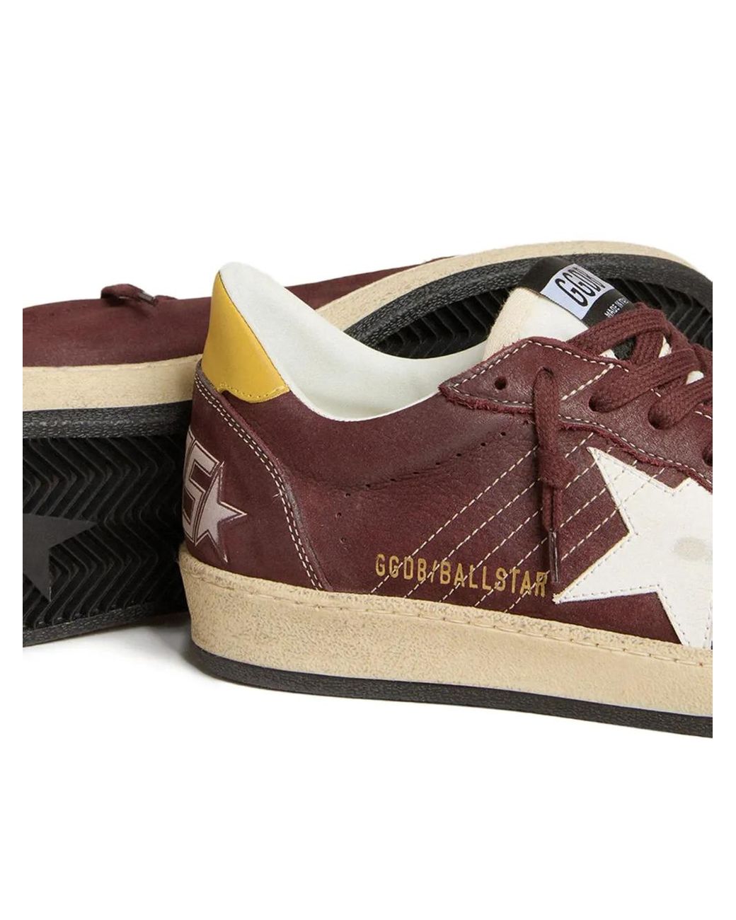 Golden Goose Deluxe Brand Brown Ball Star Low-Top Sneakers for men