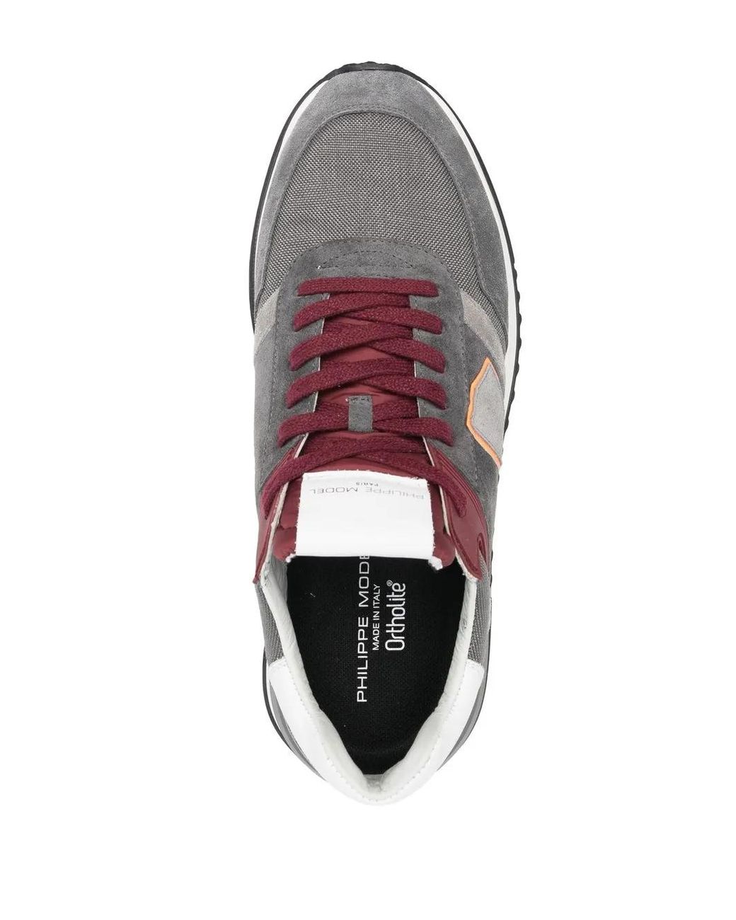 Philippe Model Gray Tropez 2.1 Suede Sneakers for men