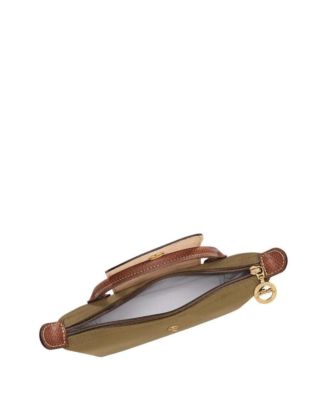 Longchamp Brown Le Pliage Original Pouch Bag