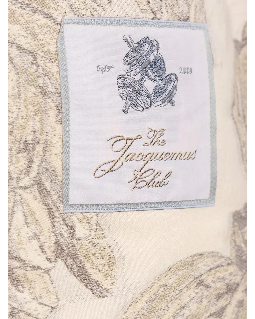 Jacquemus Natural Graphic-Print Shorts