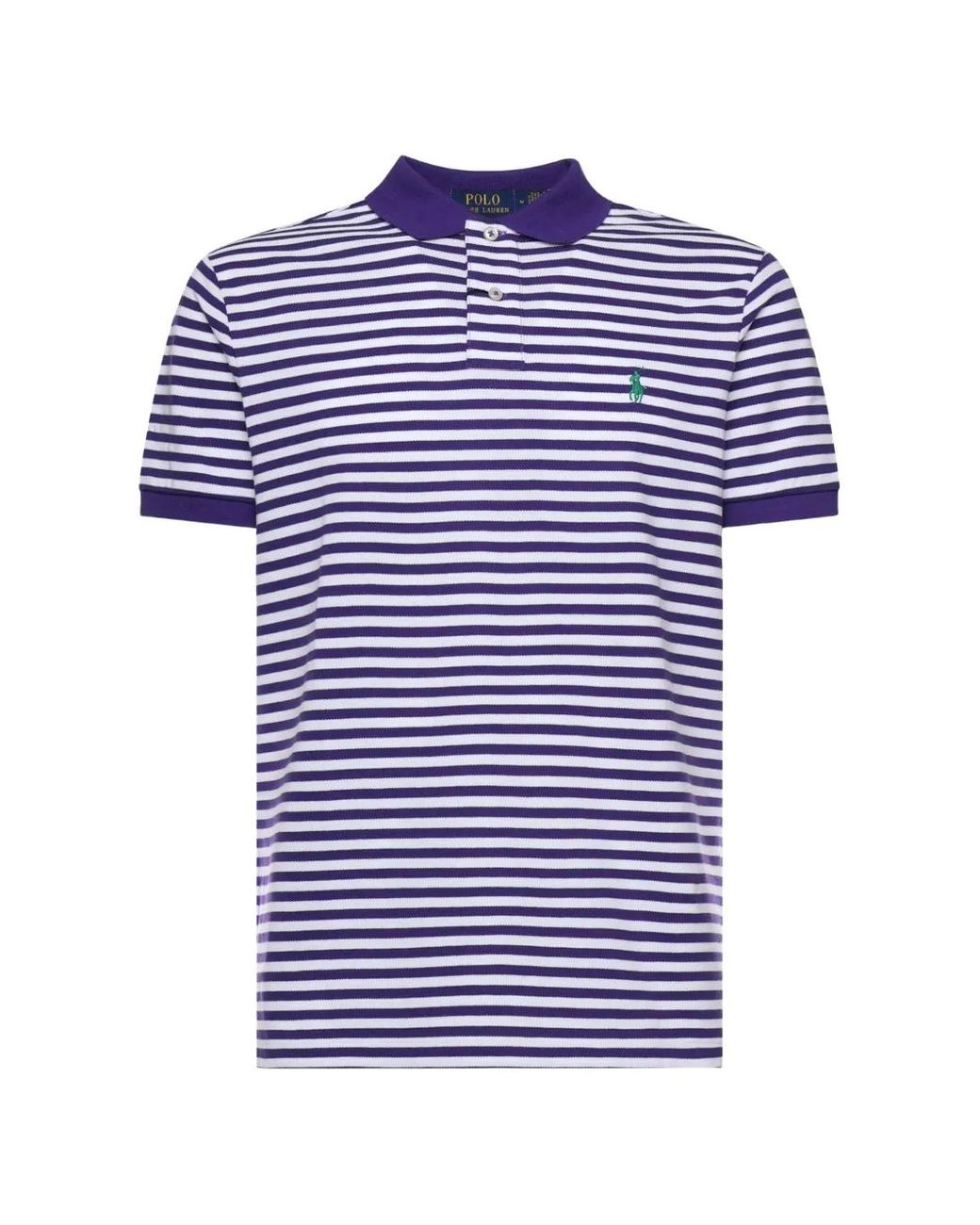Polo Ralph Lauren Blue T-Shirts And Polos Cotton for men