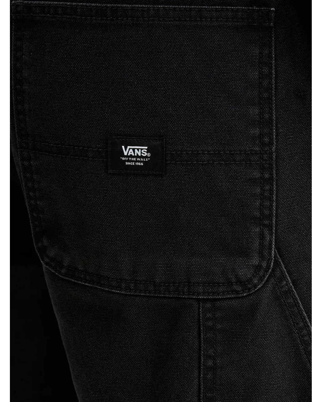 Vans Black Logo-Patch Jeans for men