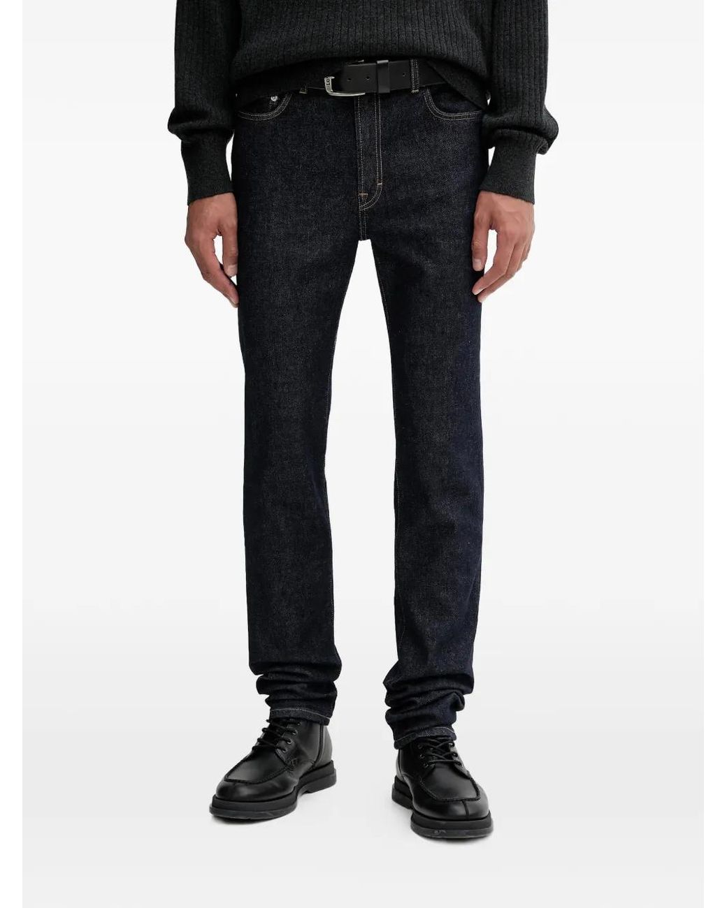 Filippa K Jeans Met Logopatch in het Black voor heren