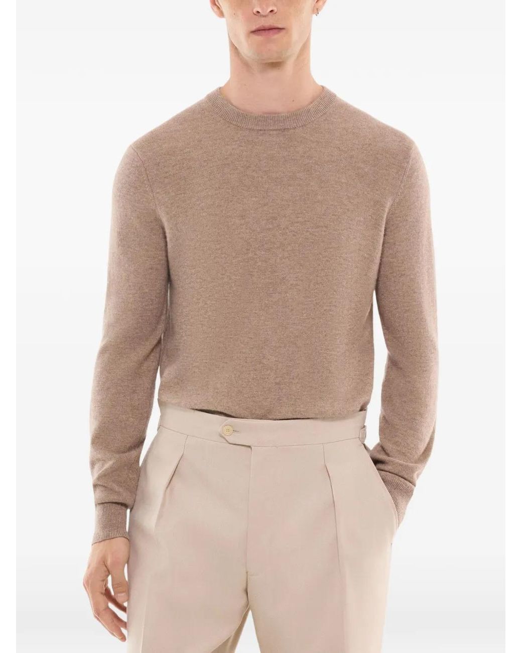 Fursac Natural Pull En Cachemire for men