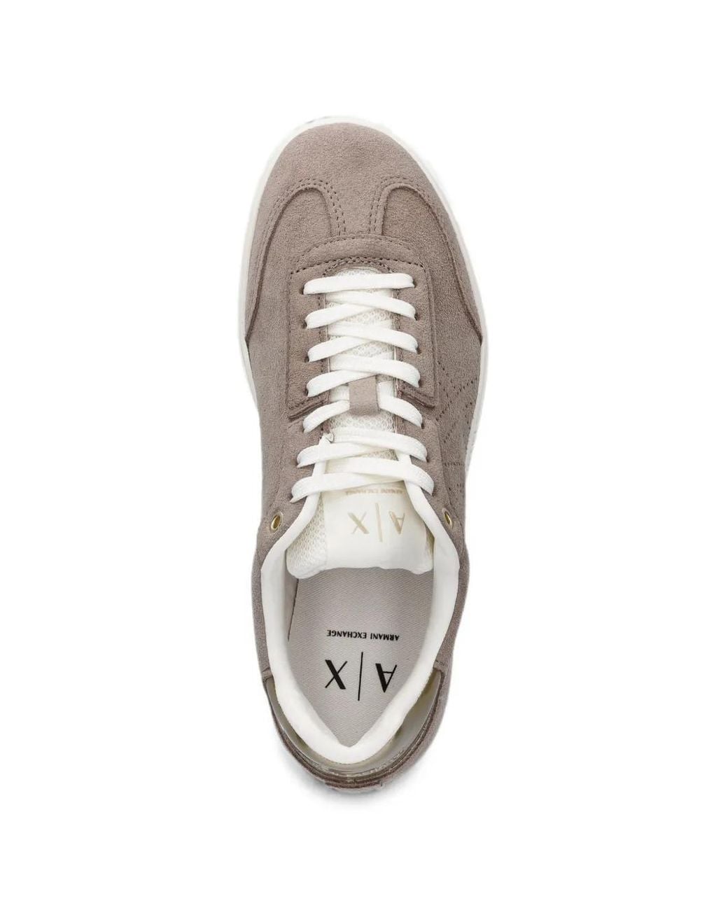 ARMANI EXCHANGE Natural Technical Fabric Sneakers