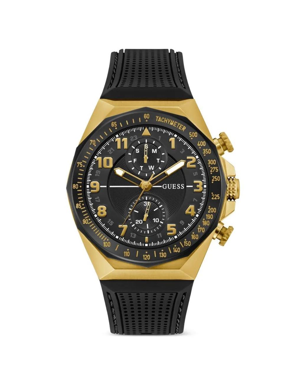 Guess Gray Multi-Function Tachymeter 46Mm Watch for men