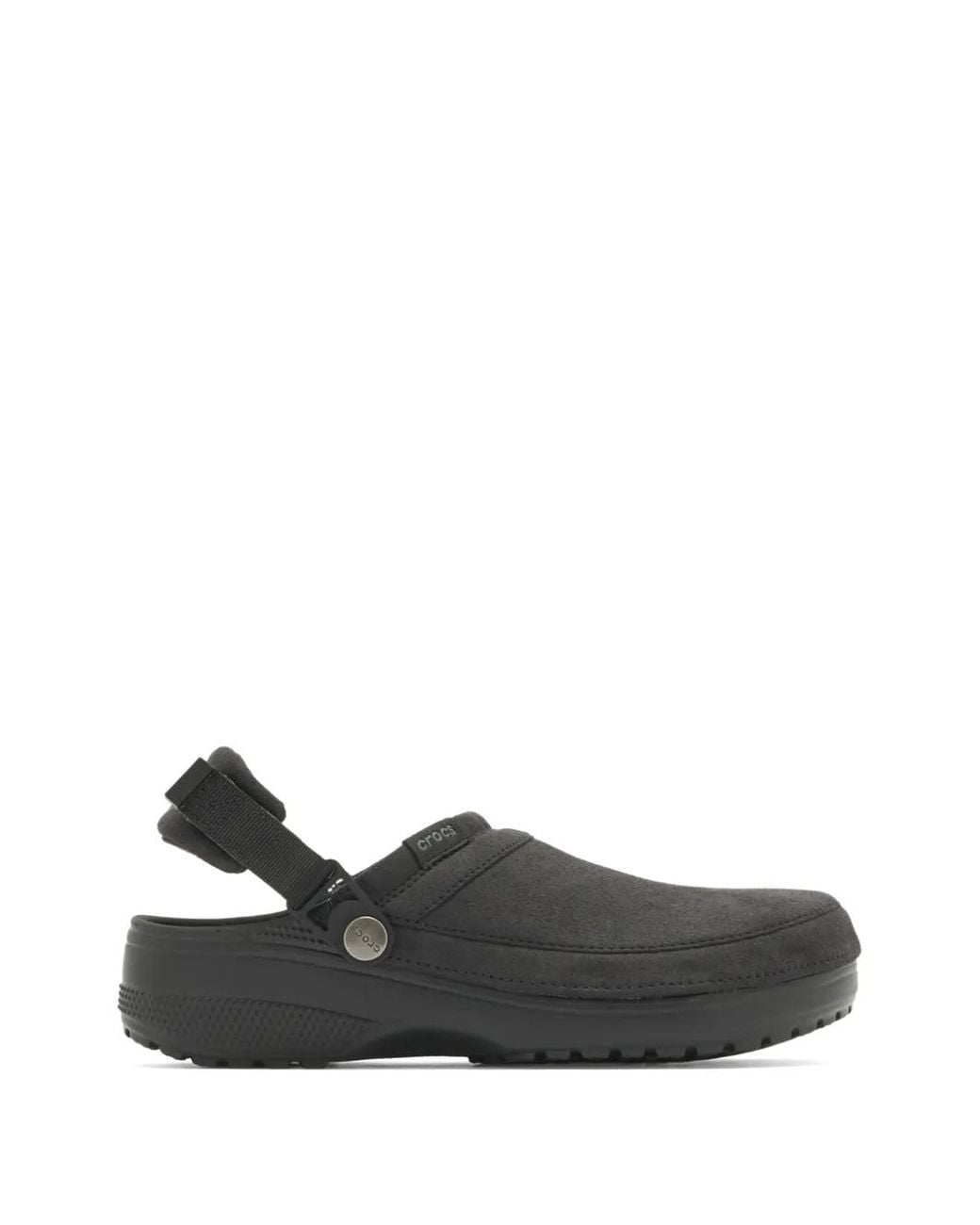 CROCSTM Black Sling-Back Strap Mules