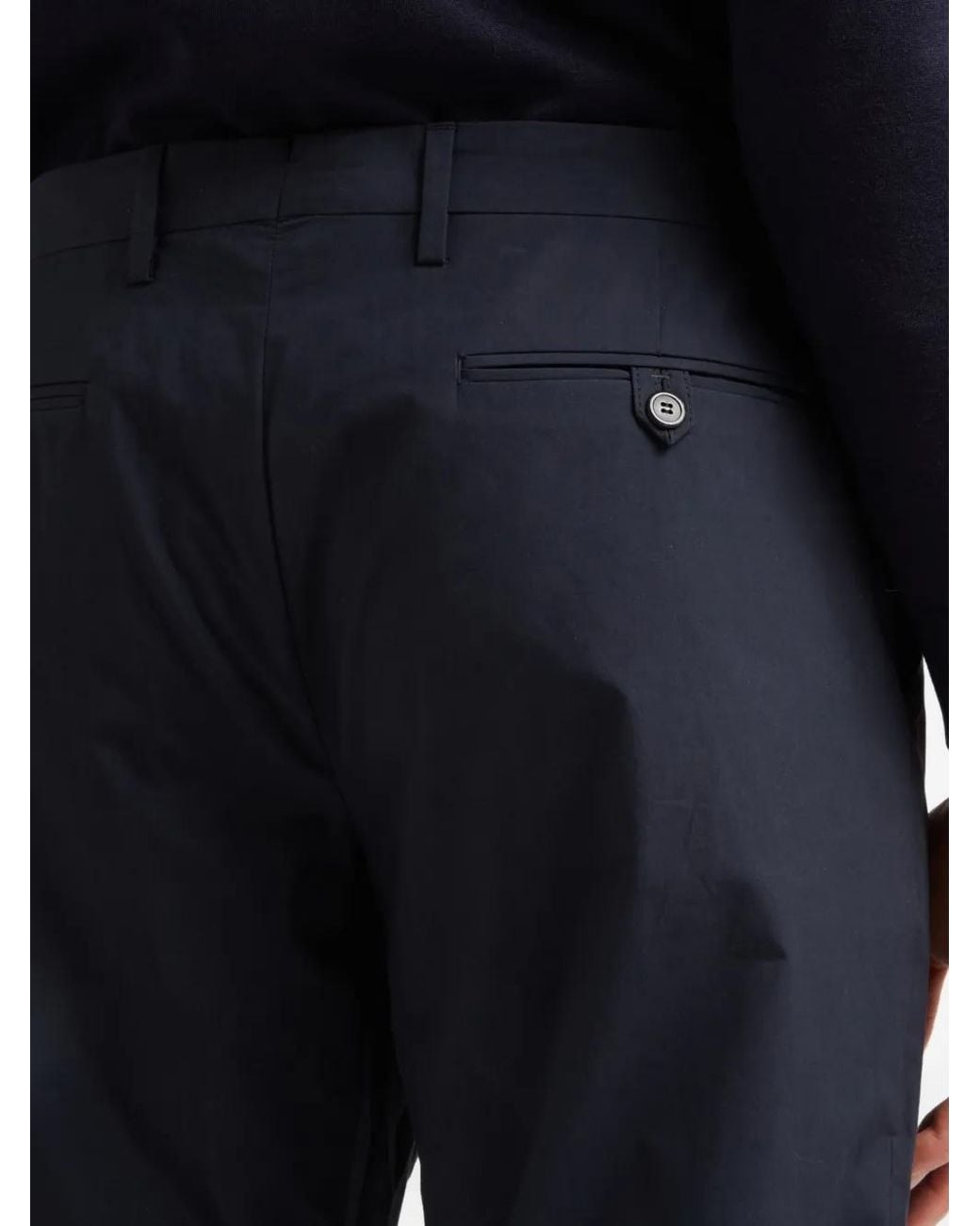 Paul Smith Blue Button-Fly Trousers for men