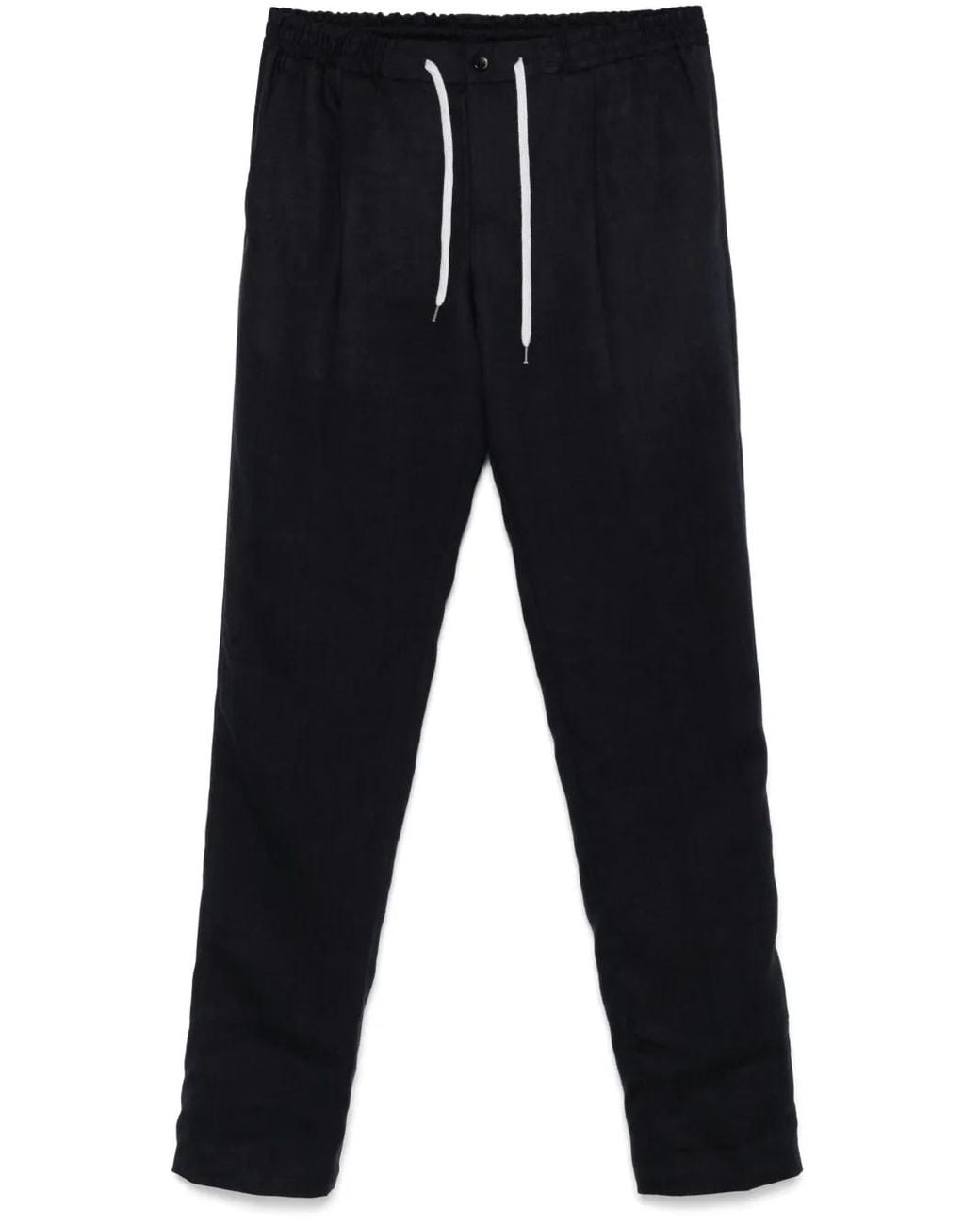 PT Torino Blue Pleated Trousers for men