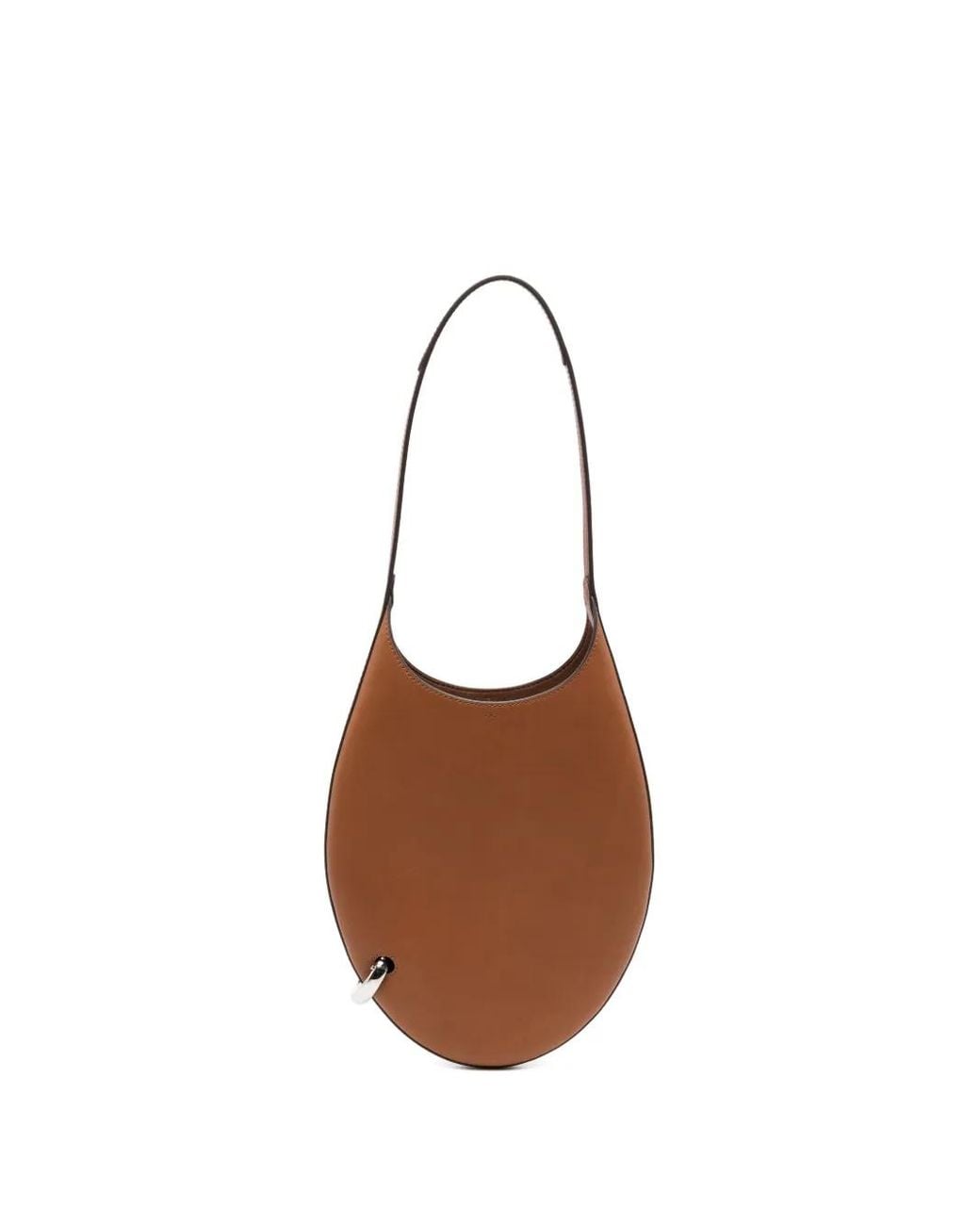 Tory Burch White Small Pierced Shoulder Bag