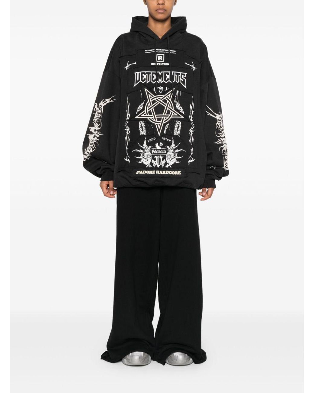vetements-black-Patched-Hoodie vetements-black-Patched-Hoodie