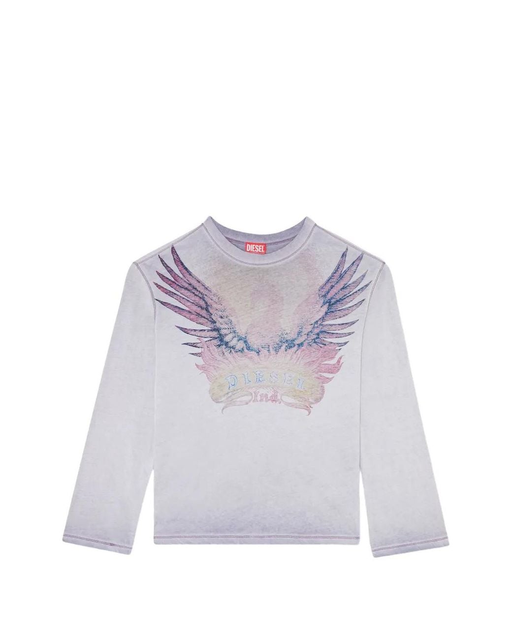 DIESEL Purple Long-Sleeve T-Shirt
