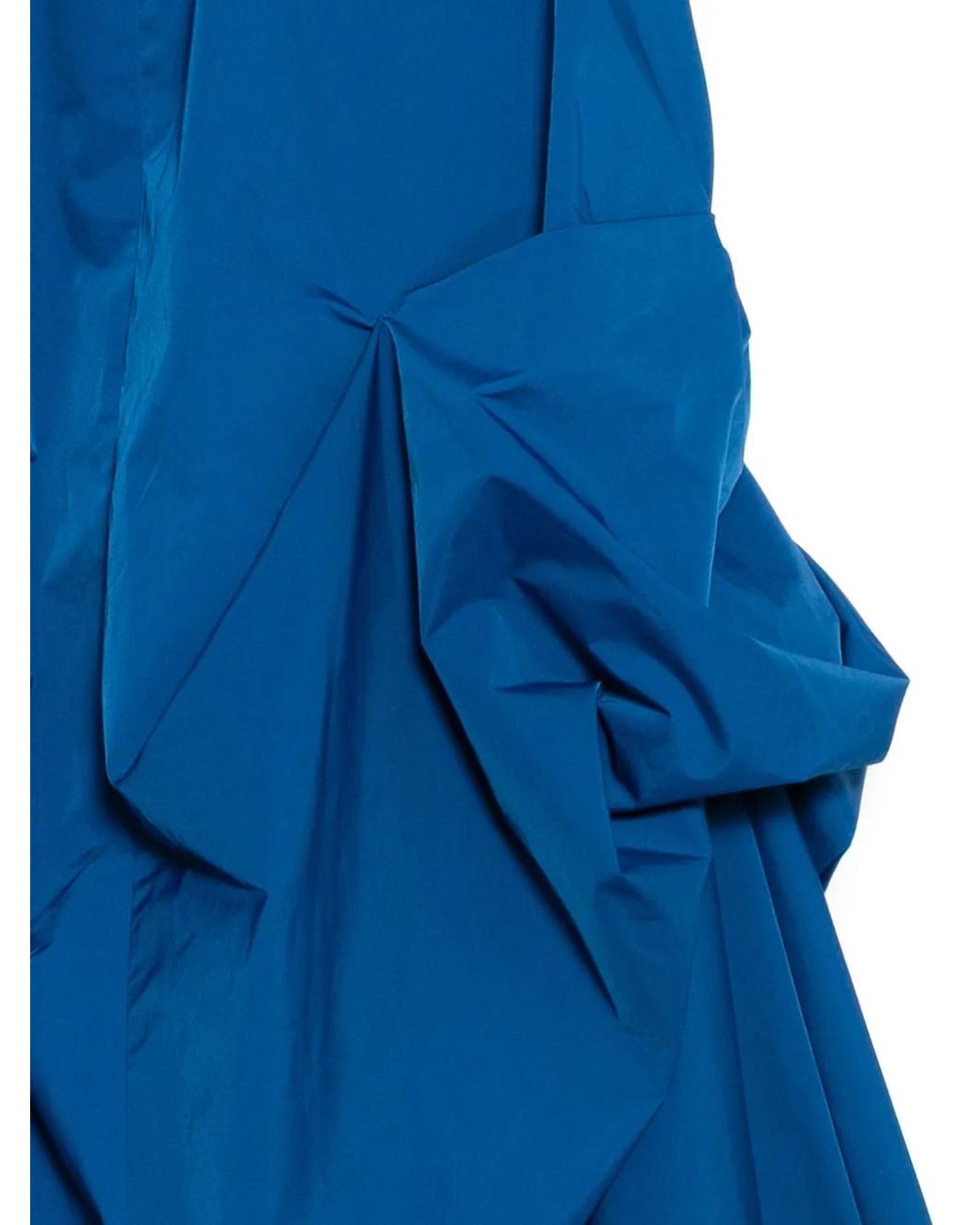 Enfold Ribbon Tucked Skirt in Blue | Lyst