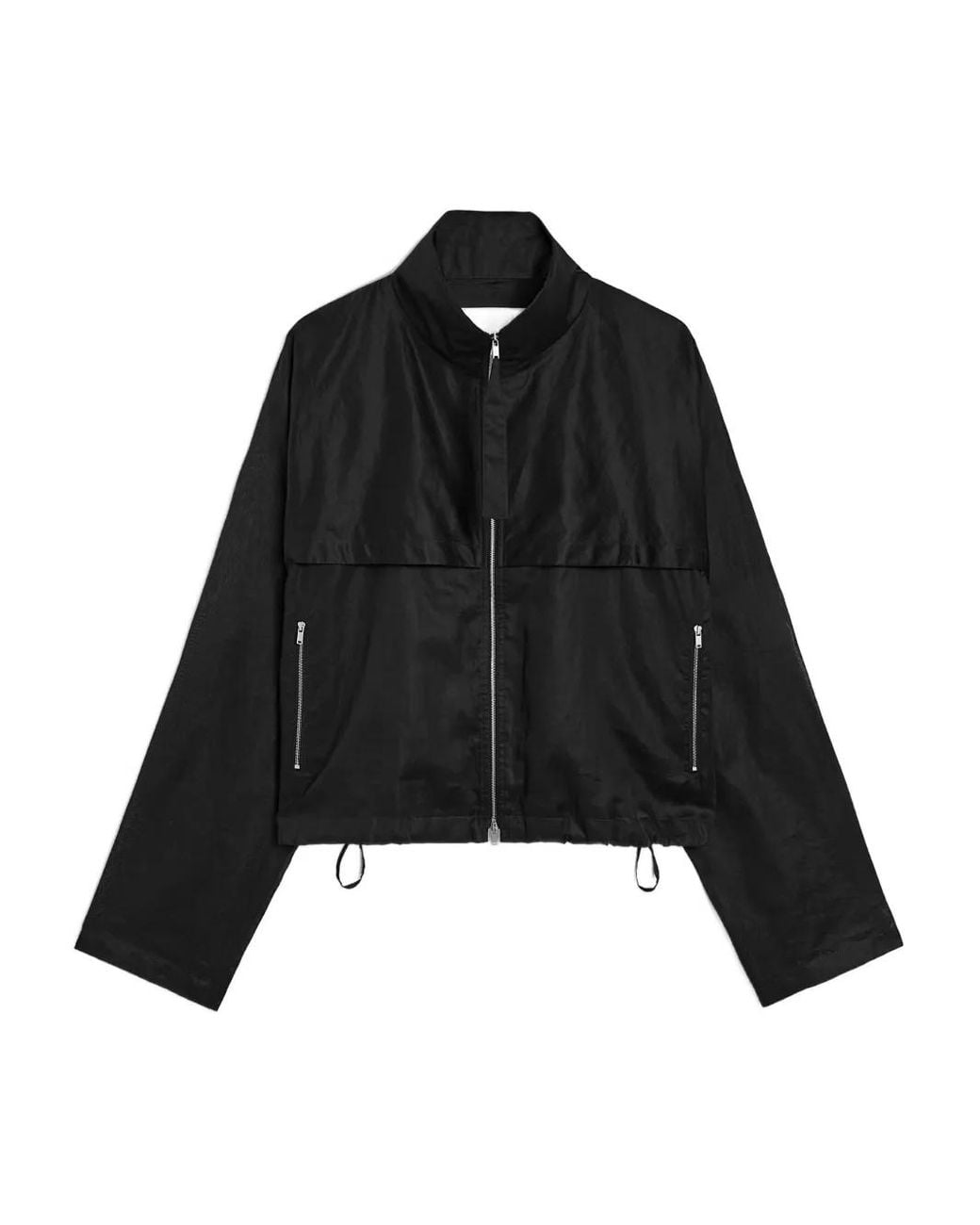 Jil Sander Black Muslin Jacket