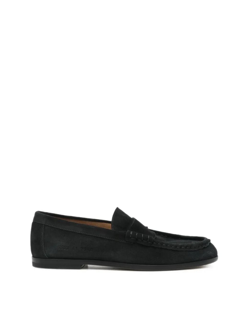 Common Projects Black Suede Slip-On Loafers for men