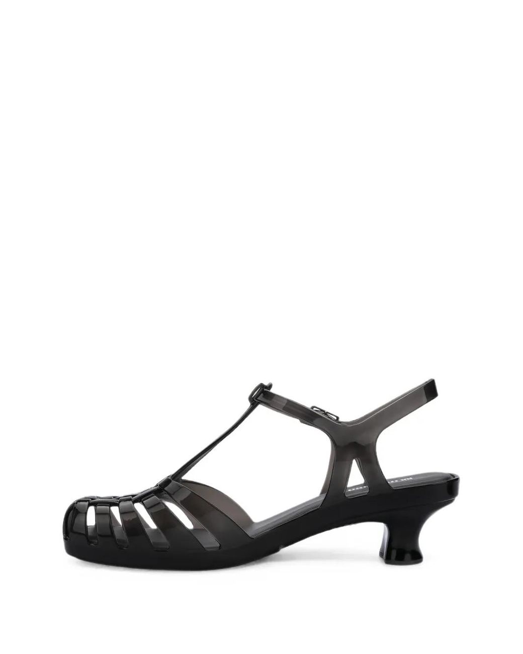 Melissa Black Vixen Cage-Style Sandals