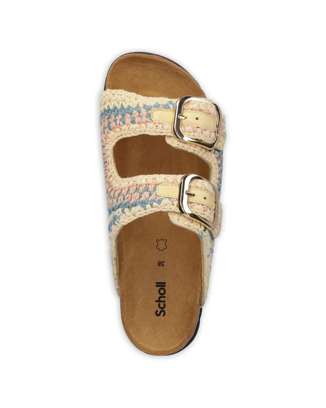 Scholl White Noelle Crocheted Sandals