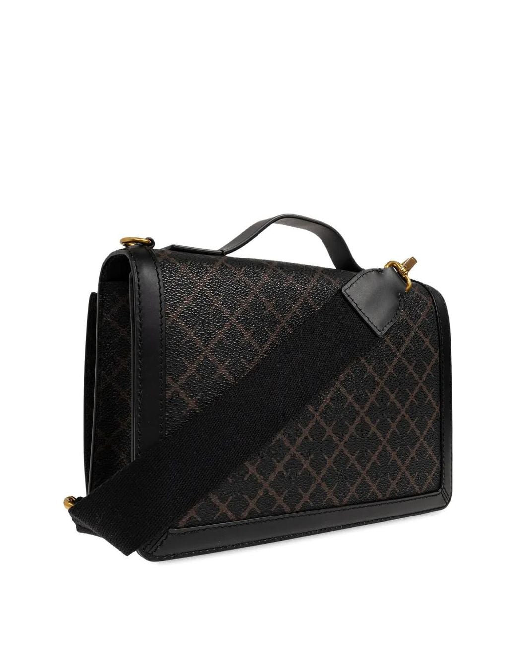 By Malene Birger Black Loennas Patterned Shoulder Bag