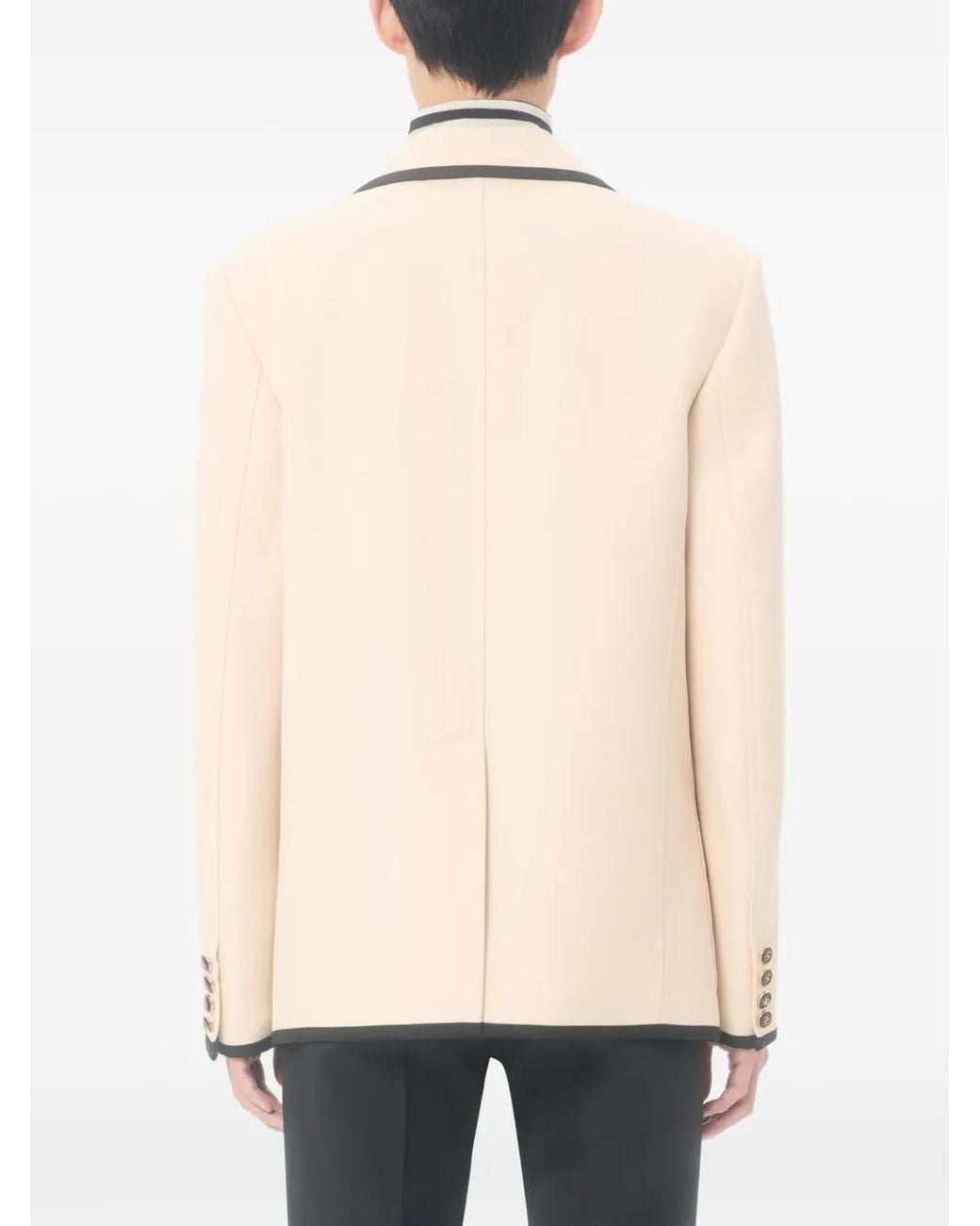 Valentino Garavani Natural Single-Breasted Blazer for men