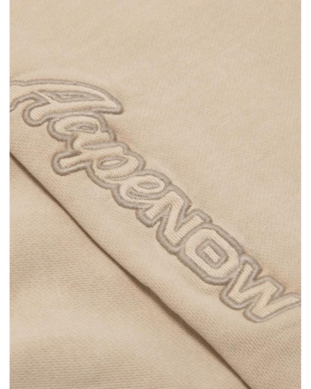Aape By A Bathing Ape Natural Logo-Embroidered Cotton Shorts for men