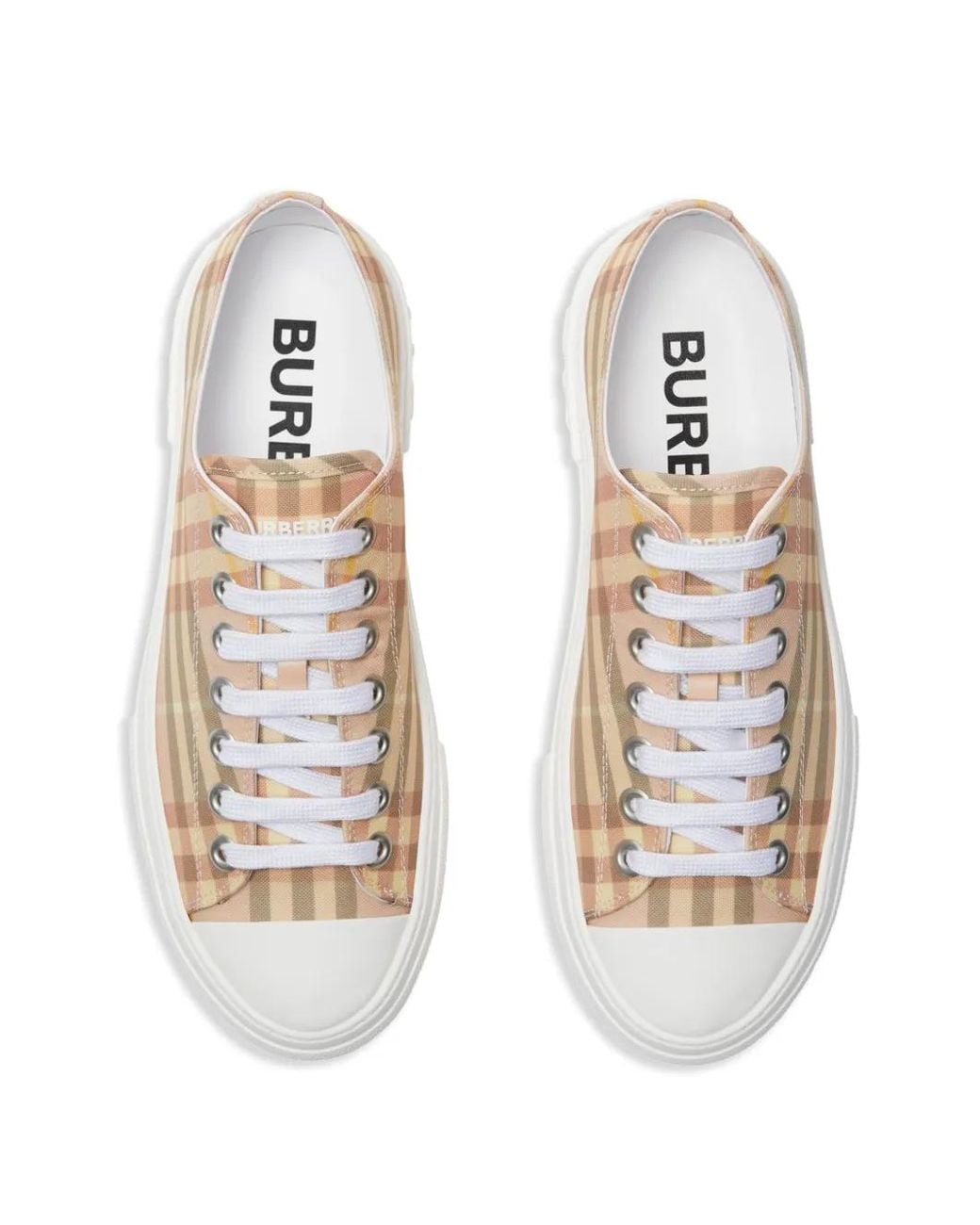 Burberry White Jack Platform Sneaker
