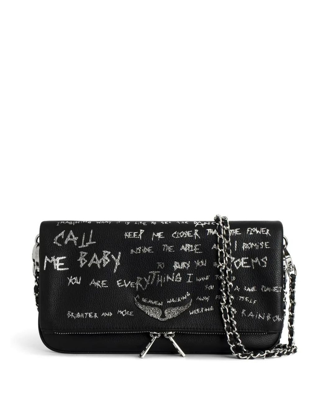 ZADIG & VOLTAIRE ショルダーバッグ2way 斜めがけクラッチ