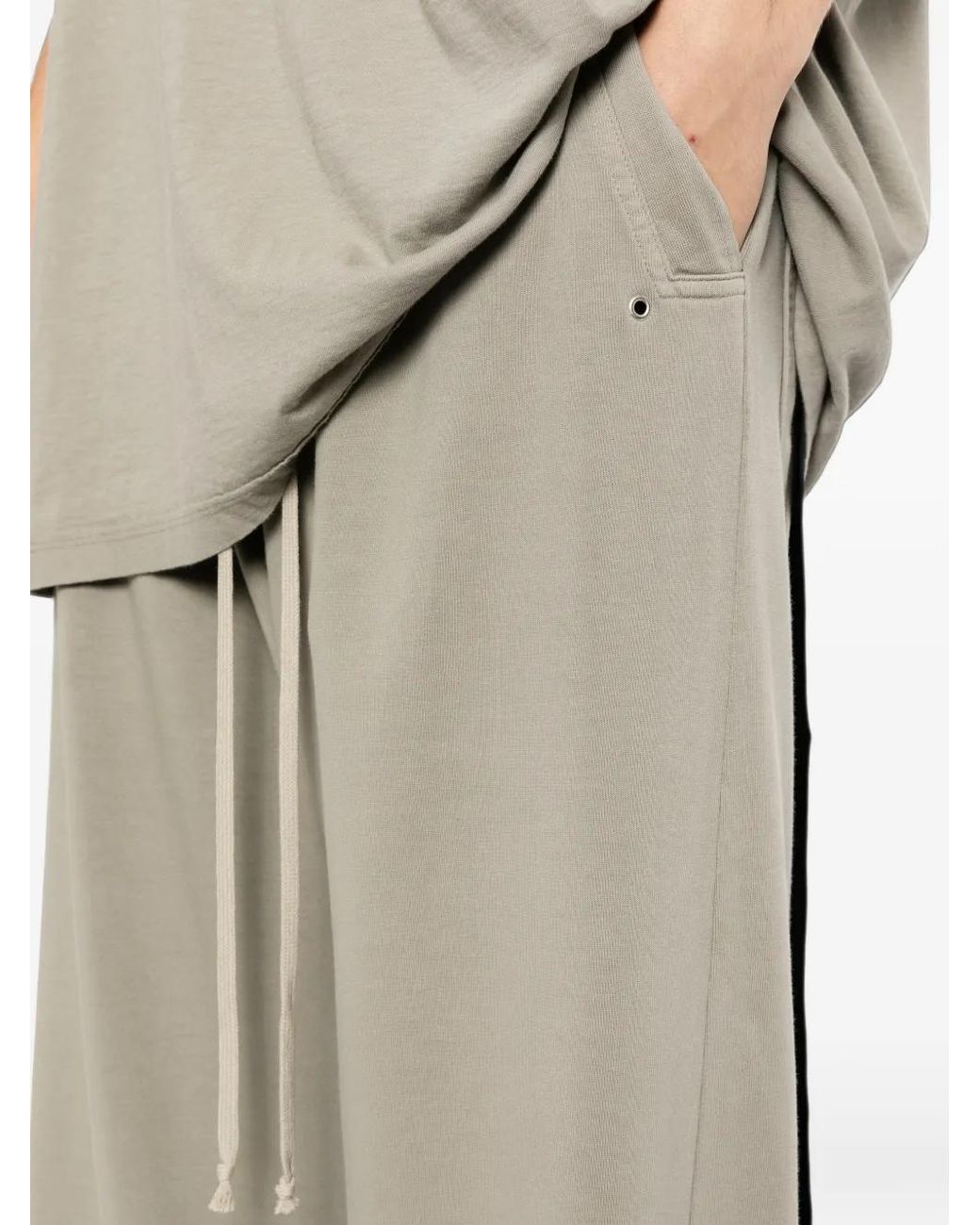 Rick Owens White Geth Belas Trousers for men