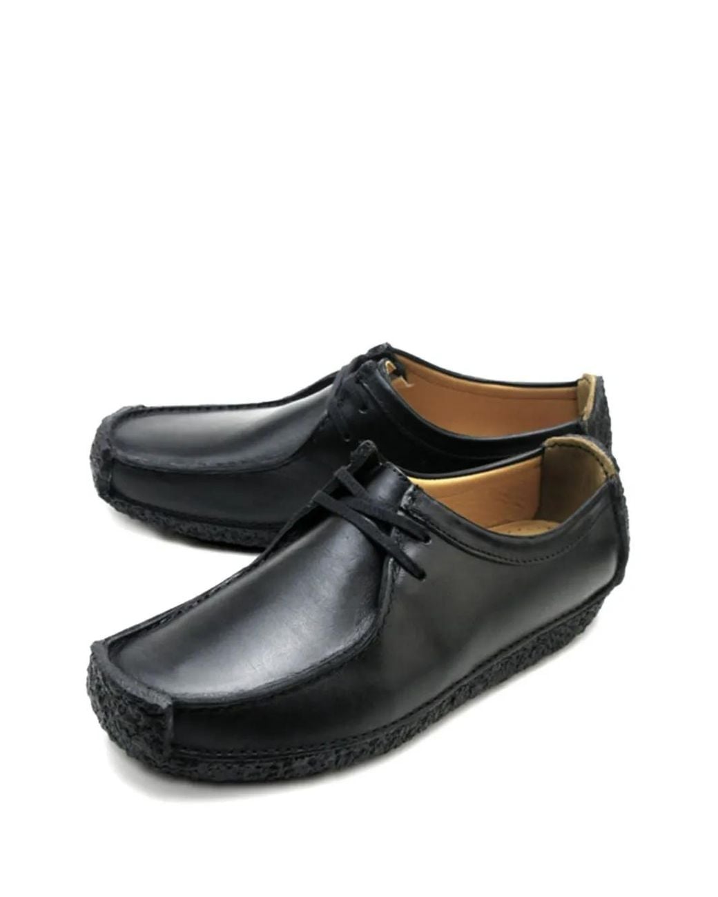 Clarks Black Natalie "Leather" Sneakers