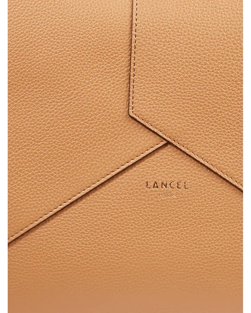 Lancel Brown Enveloppe Tote Bag