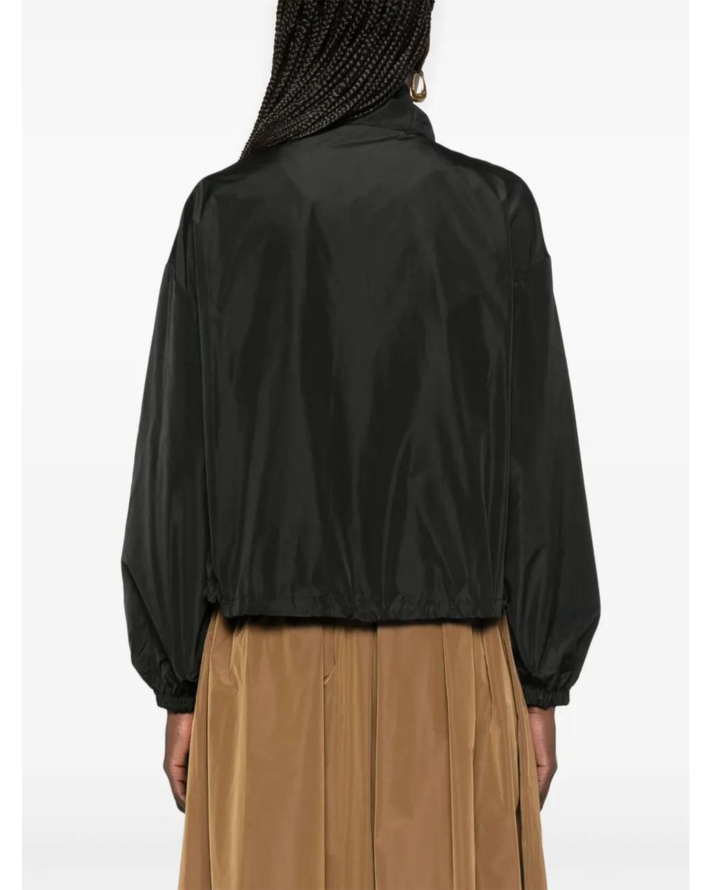 Herno Black Elegant Jacket For Spring Summer 2025