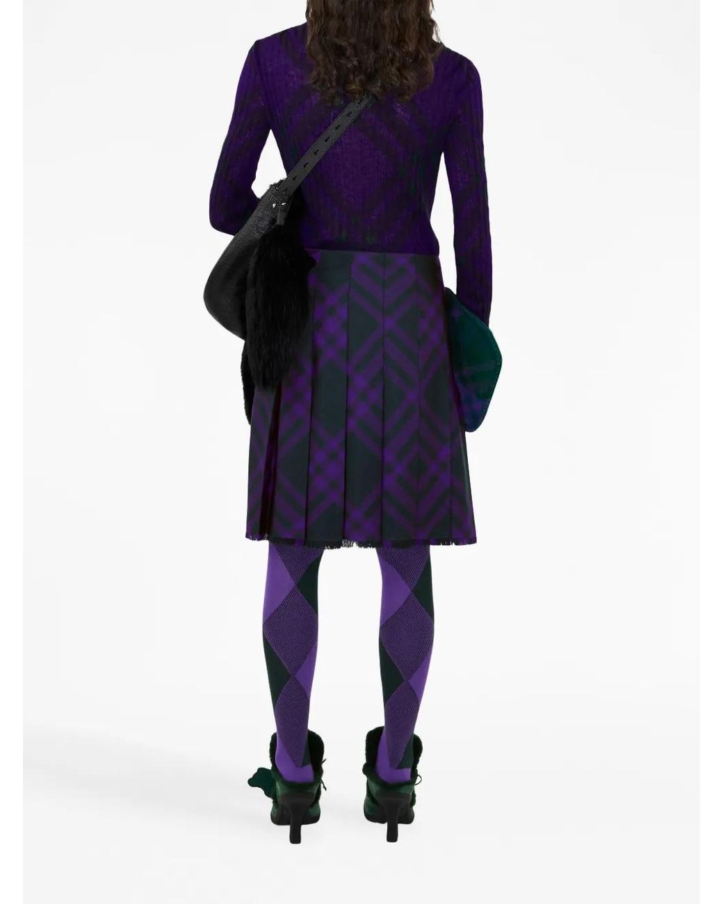 Burberry Blue Check Jumper