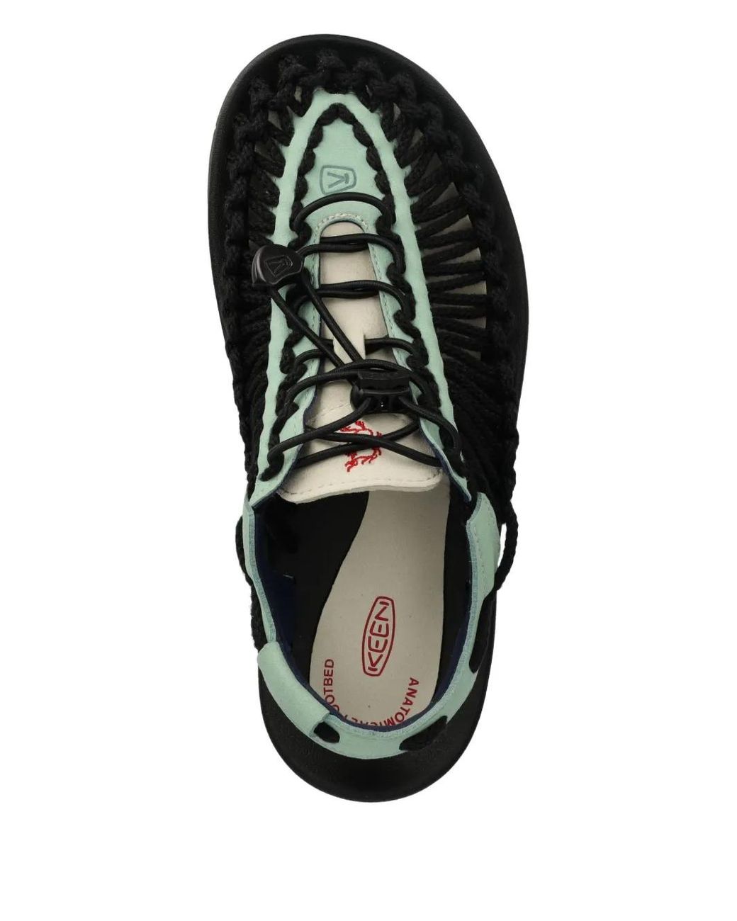 Keen Black Uneek Woven Drawstring Sandals