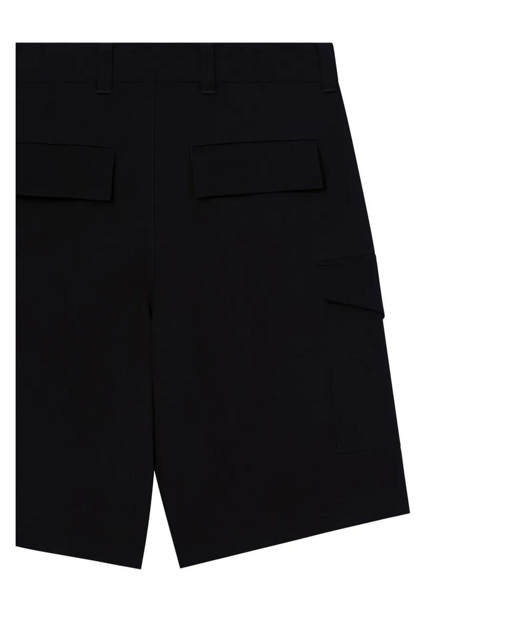 Givenchy Black Cargo Bermuda Shorts for men