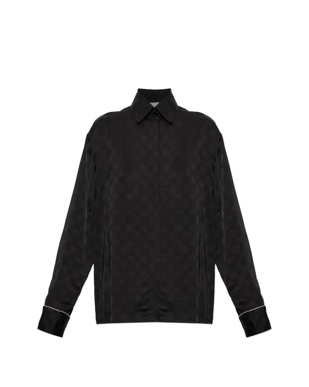 Off-White c/o Virgil Abloh Black Jacquard Shirt