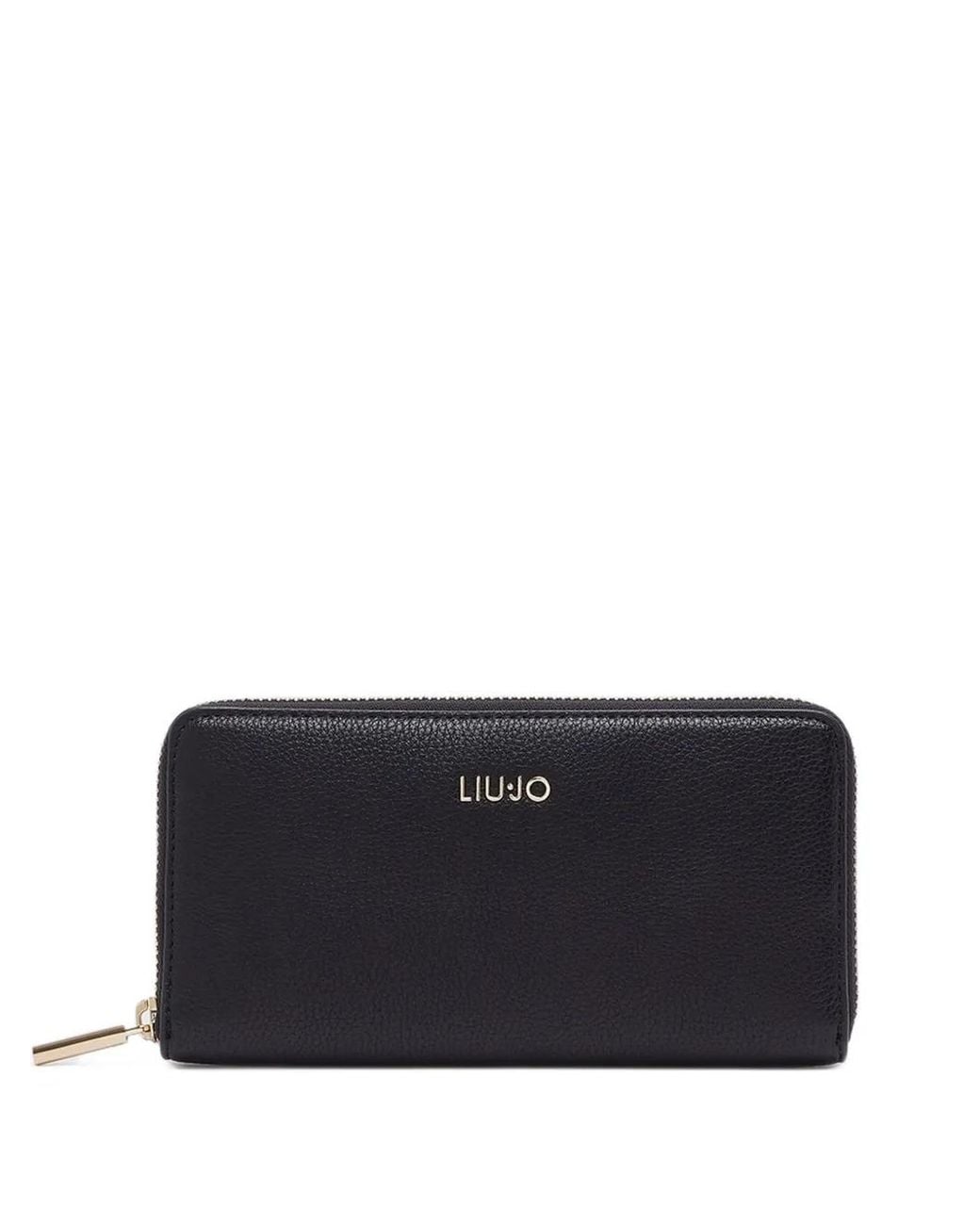 Liu Jo Black Large Zip Wallet