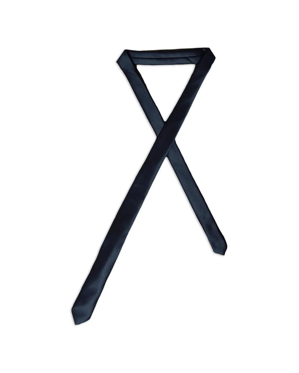 ROBERTO CLERICI Blue Pointed-Tip Tie for men