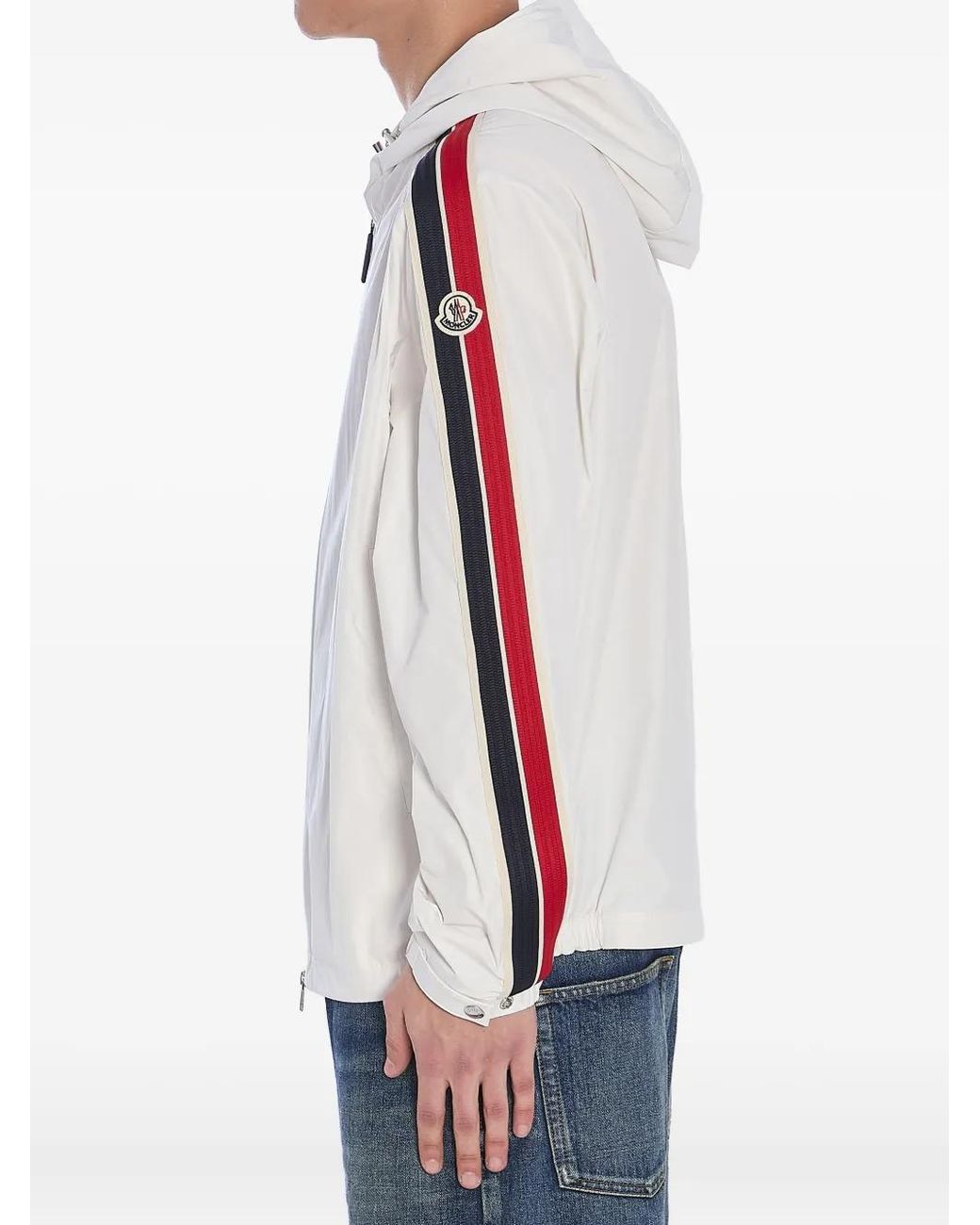 Moncler White Olan Jacket for men