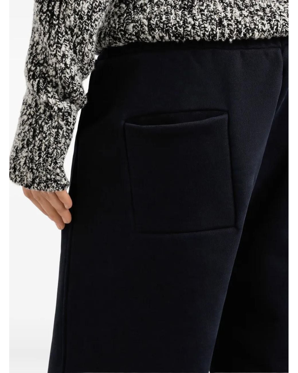 Dolce & Gabbana Blue Sweatpants With Elastic Waist And Inserts for men