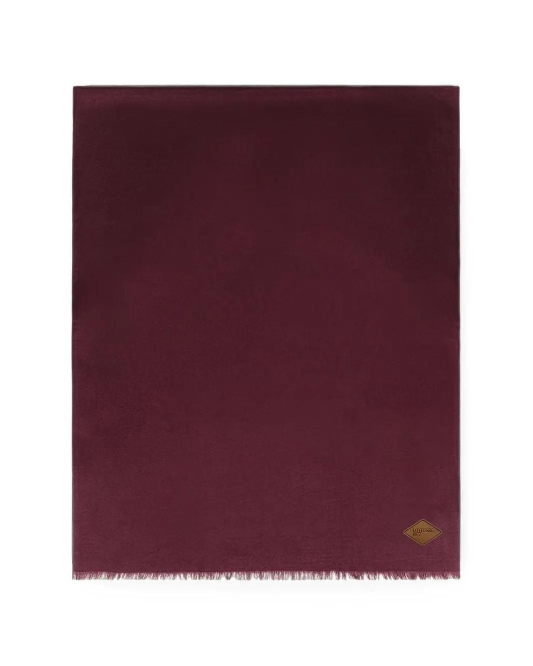 Lottusse Purple Écharpe Lucerna À Bords Francs for men